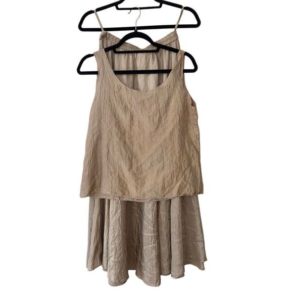 Gerard Darel Women's 100% Silk Two Piece Skirt & Sleeveless Top Set Size 40 M/L - Picture 2 of 8